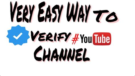 verify chanel|verify your channel.